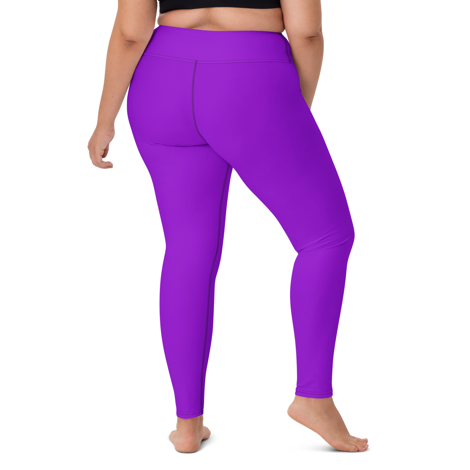 Neon Purple Yoga Leggings